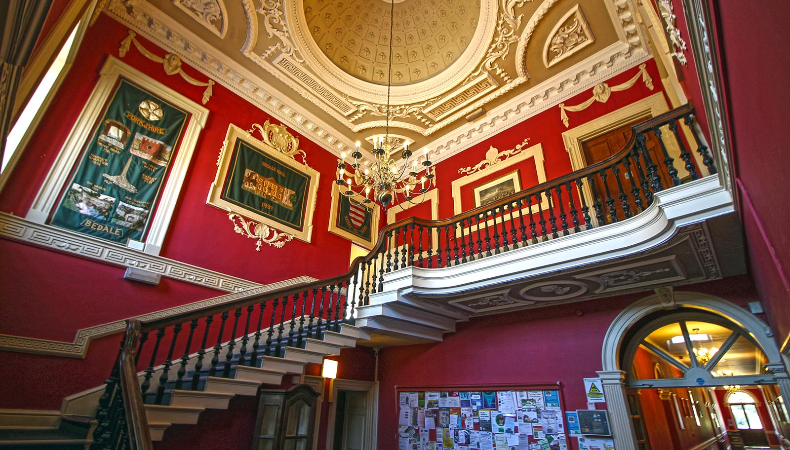 The Foyer at Bedale Hall during regular hours.